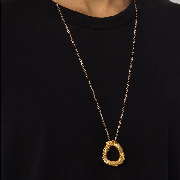 Alighieri Jewelry - Alighieri the Initial Spark 24kt gold-plated necklace